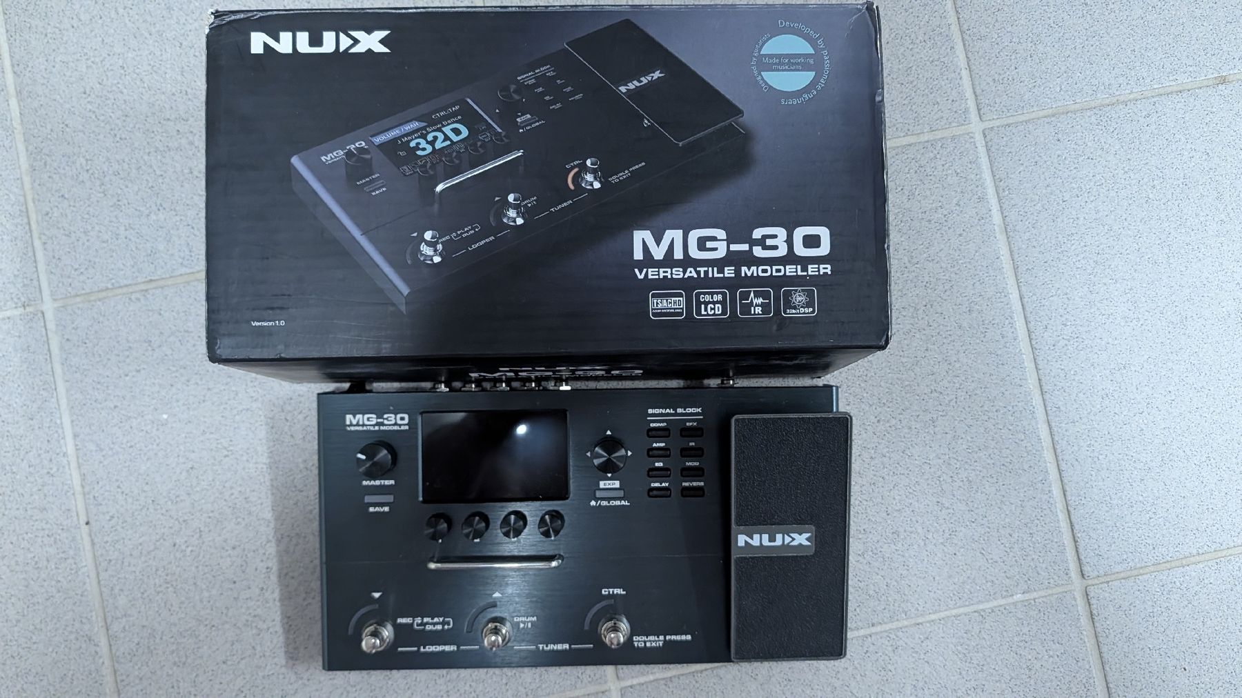 Amplificatori: NUX MG-30 Versatile Modeler Guitar Multi-Effects Pedal Board – Usato da Widen venduto da art_grm5 1