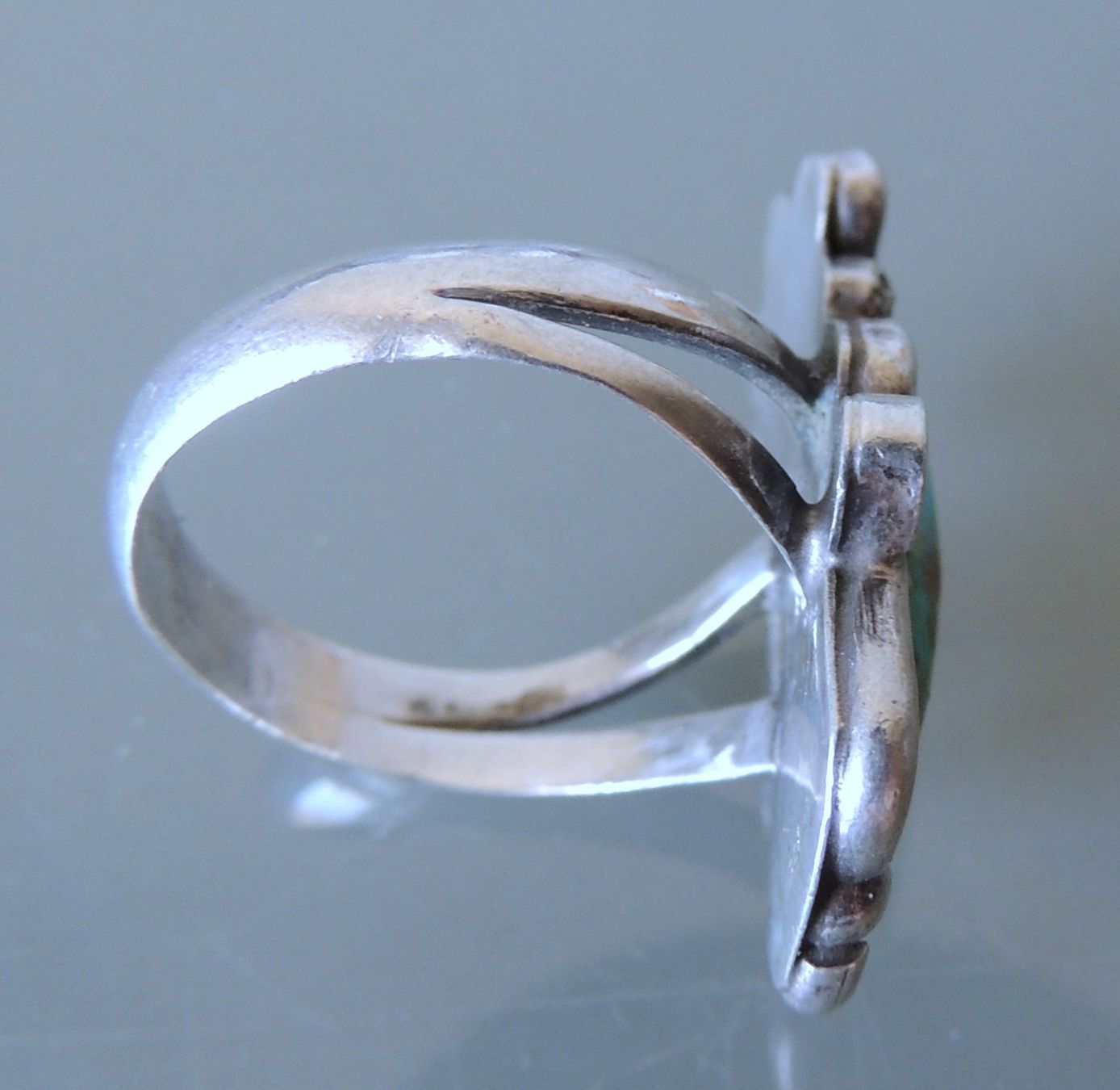 Anelli: Silber 925 Türkis Fingerring Gr. 59 – Usato da Waldenburg venduto da schaller707 3