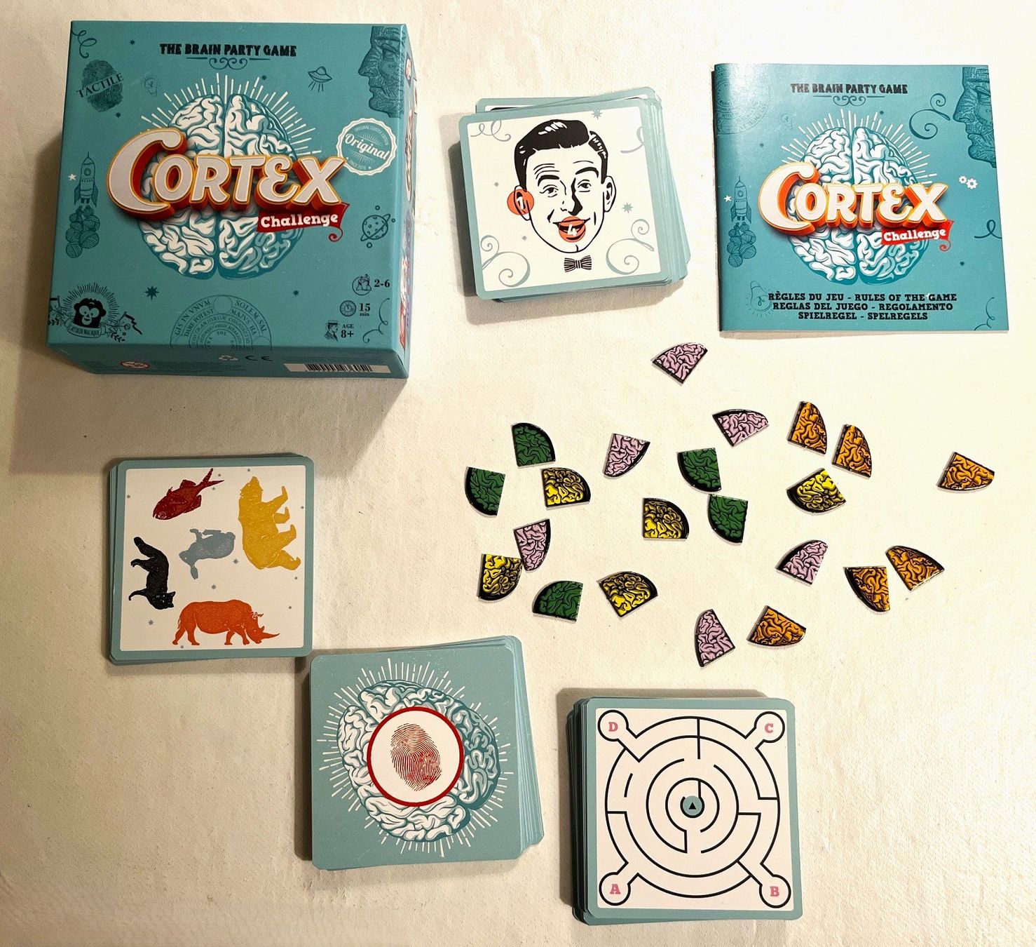 Spiele: 🧠 Cortex Challenge Asmodee – Jeu de Mémoire dès 8 ans – Gebraucht aus Lausanne von charlie_lau24 1