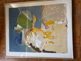 Lithographie de l'artiste suisse  Hans Falk