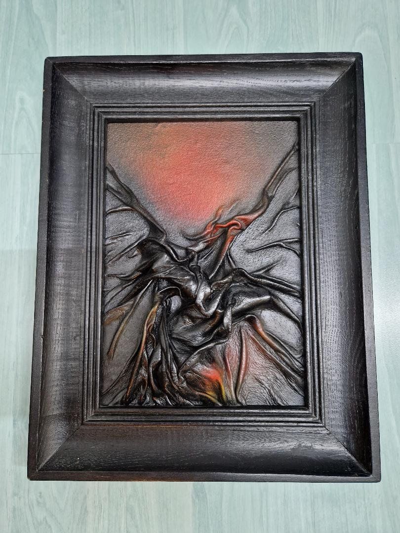 Dipinti: Echt Leder Kunst Bild – Usato da Dallenwil venduto da Outdoor_59