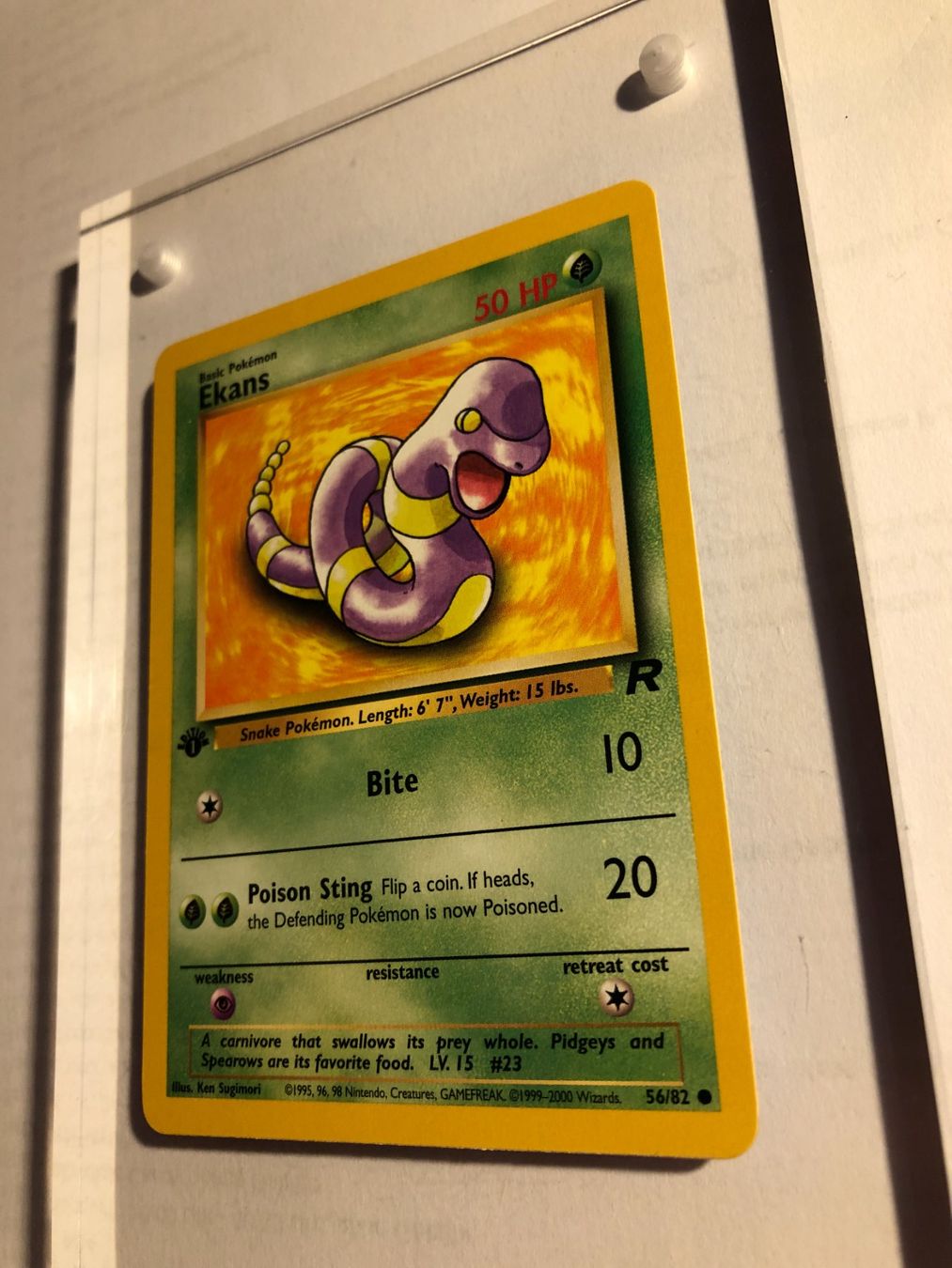 Carte collezionabili: Ekans 1st Team Rocket - MINT - ab 1.- – Usato da Giubiasco venduto da dan_pr8b 2