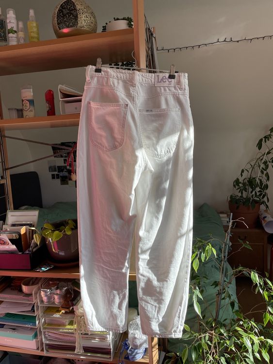 Weisse Lee Jeans // White Lee Jeans (36) | Kaufen auf Ricardo
