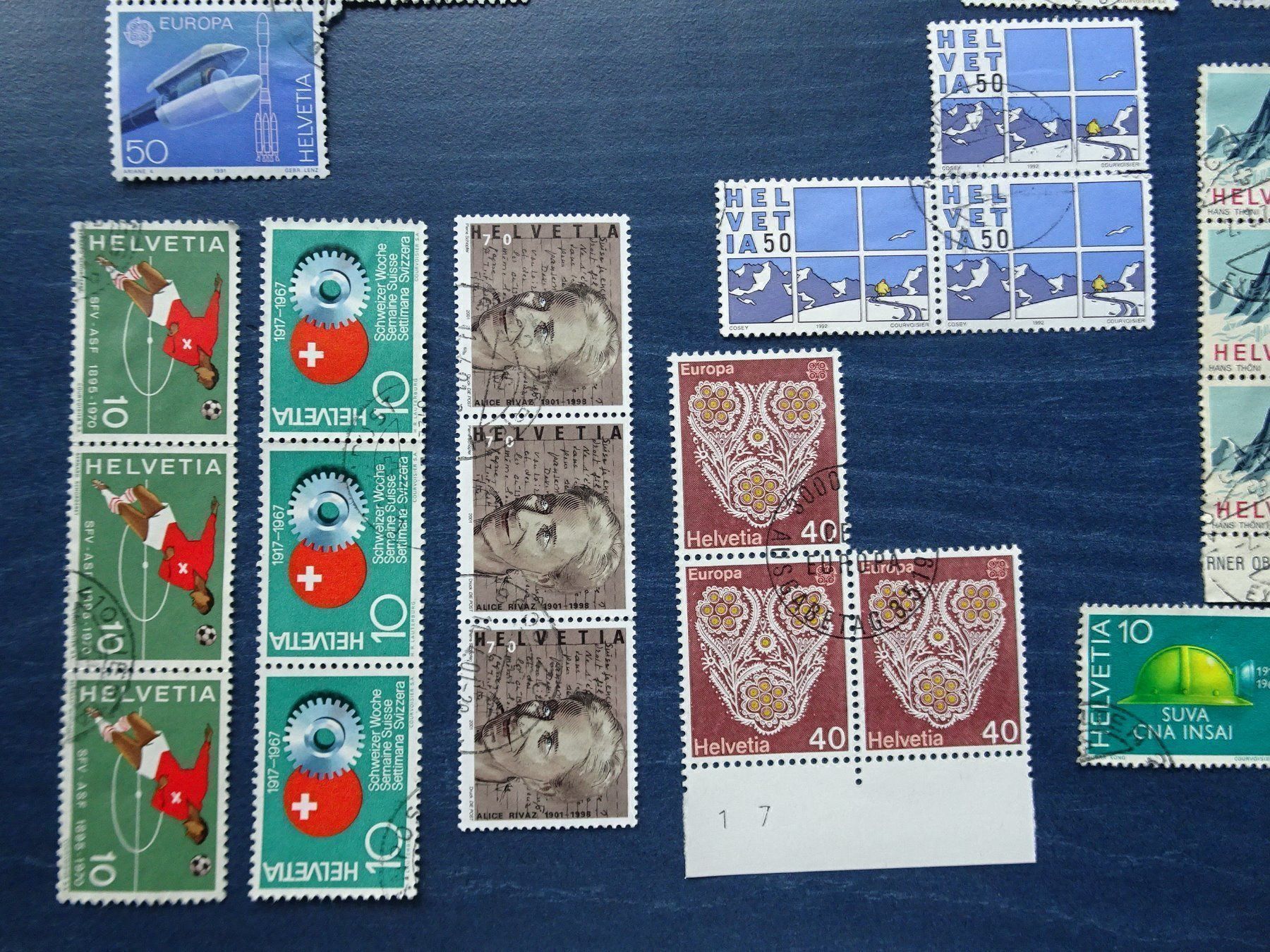 Alle Briefmarken: Div. Streiffen – Gebraucht aus Aadorf von Chnorli-Furz 3