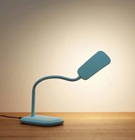 Mondialux LED Tischleuchte, hellblau, neuwertig!💡