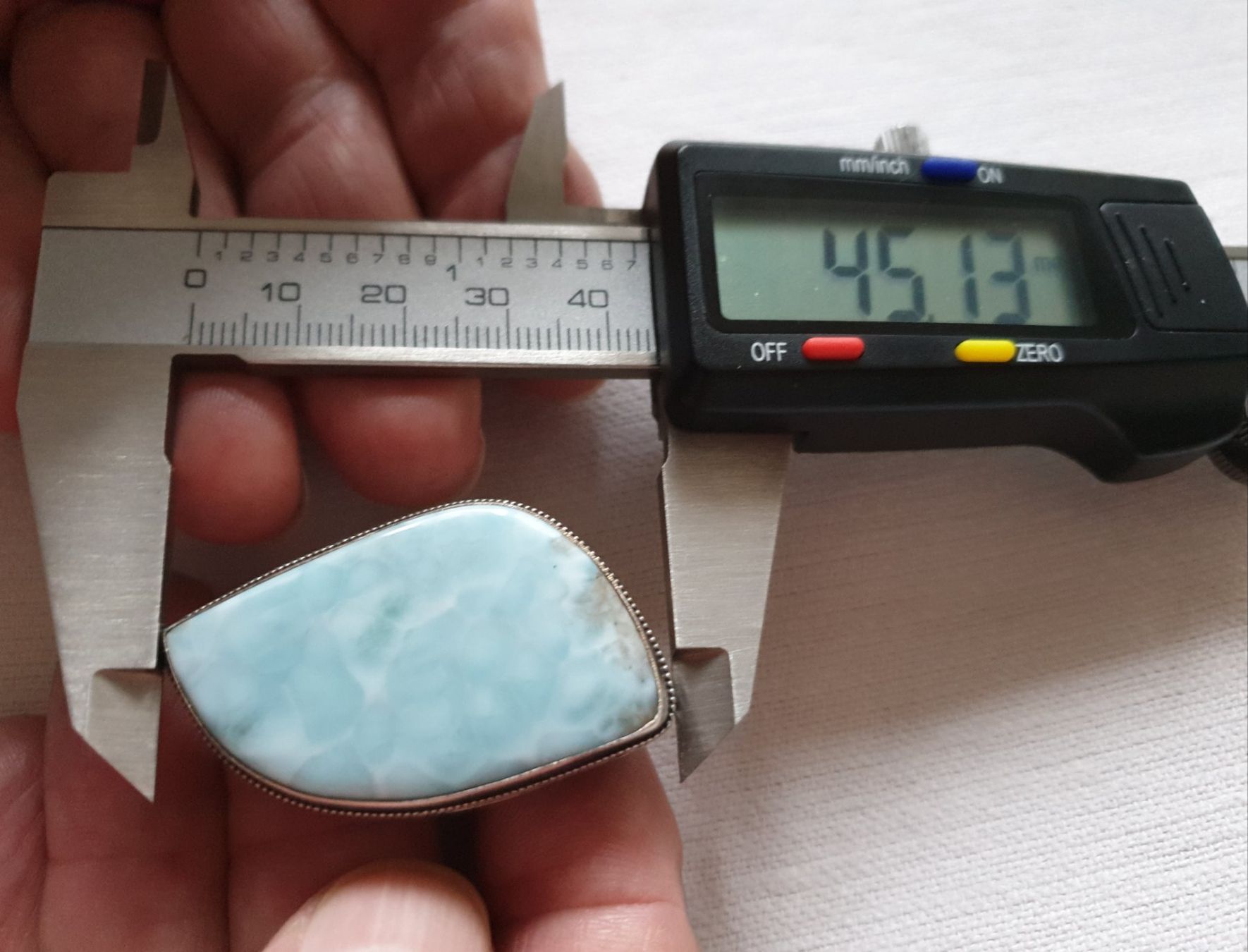 Anelli: Une bague avec une pierre rare Larimar – Nuovo e nell'imballaggio originale da Fribourg venduto da VictoriaShop7 6