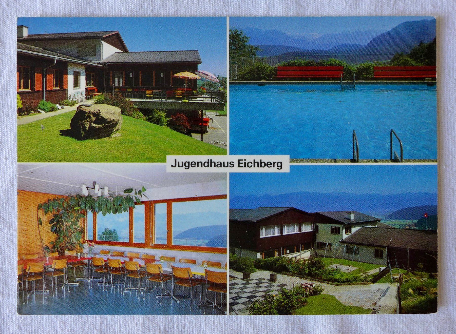 Cartoline postali: AK EICHBERG SG, Jugendhaus, Mehrbild – Usato da Wallisellen venduto da aloa09