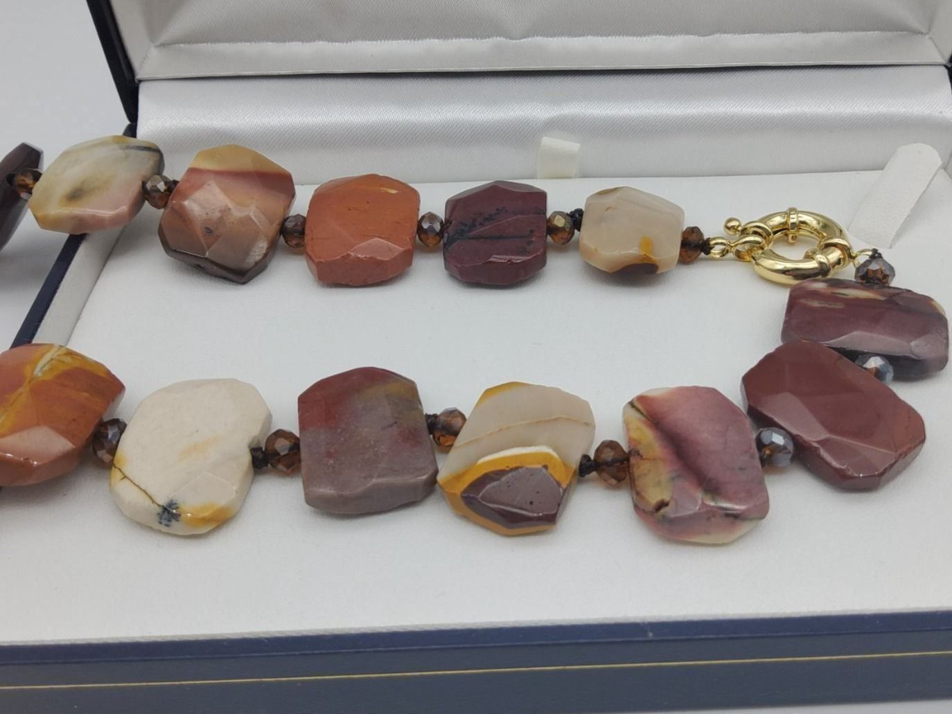 Catenine: Collier Mookaite Jaspis – Nuovo (secondo la descrizione) da Luzern venduto da S.Kern01 2