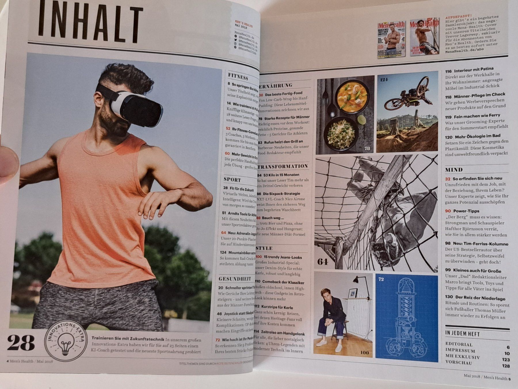 Riviste & Magazine: MEN'S HEALTH - Mai 2018 – Usato da Wichtrach venduto da LuckyLuke69 2