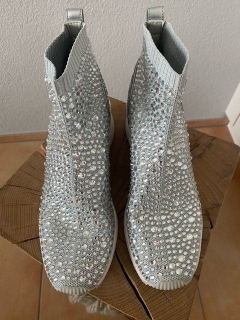Michael Kors Damenschuhe: Michael Kors Sneakers - Skyler - Silbrig – Gebraucht aus Nuerensdorf von ghi_b7xs 2