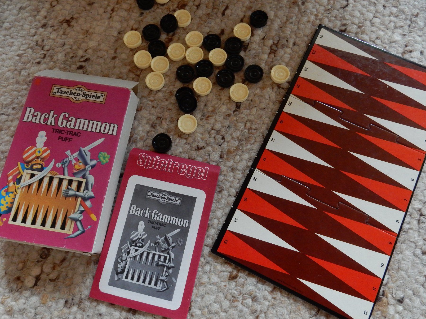 Spiele: Reyne Taschen-Spiel Backgammon Tric-Trac Puff – Gebraucht aus Jona von JOberg_25 7