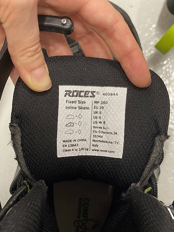 Pattini in linea & Pattini a rotelle: Inliner Roces Rollschuhe EU 39 – Usato da Stetten SH venduto da ald_pz9n 1