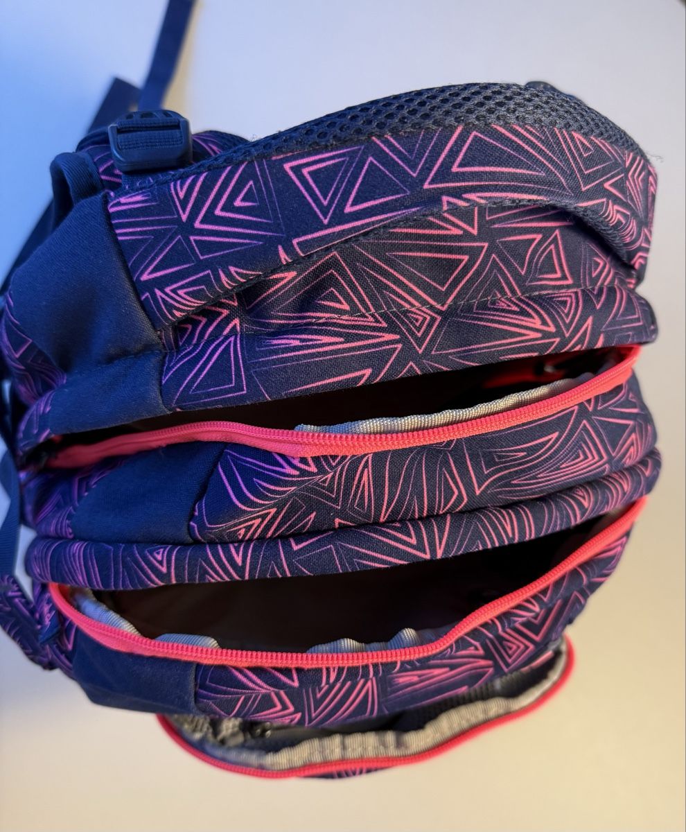 Satch Borse & Zaini: Satck pack – Dunkelblau / Neonpink – Usato da Brunnen venduto da Enriques 7