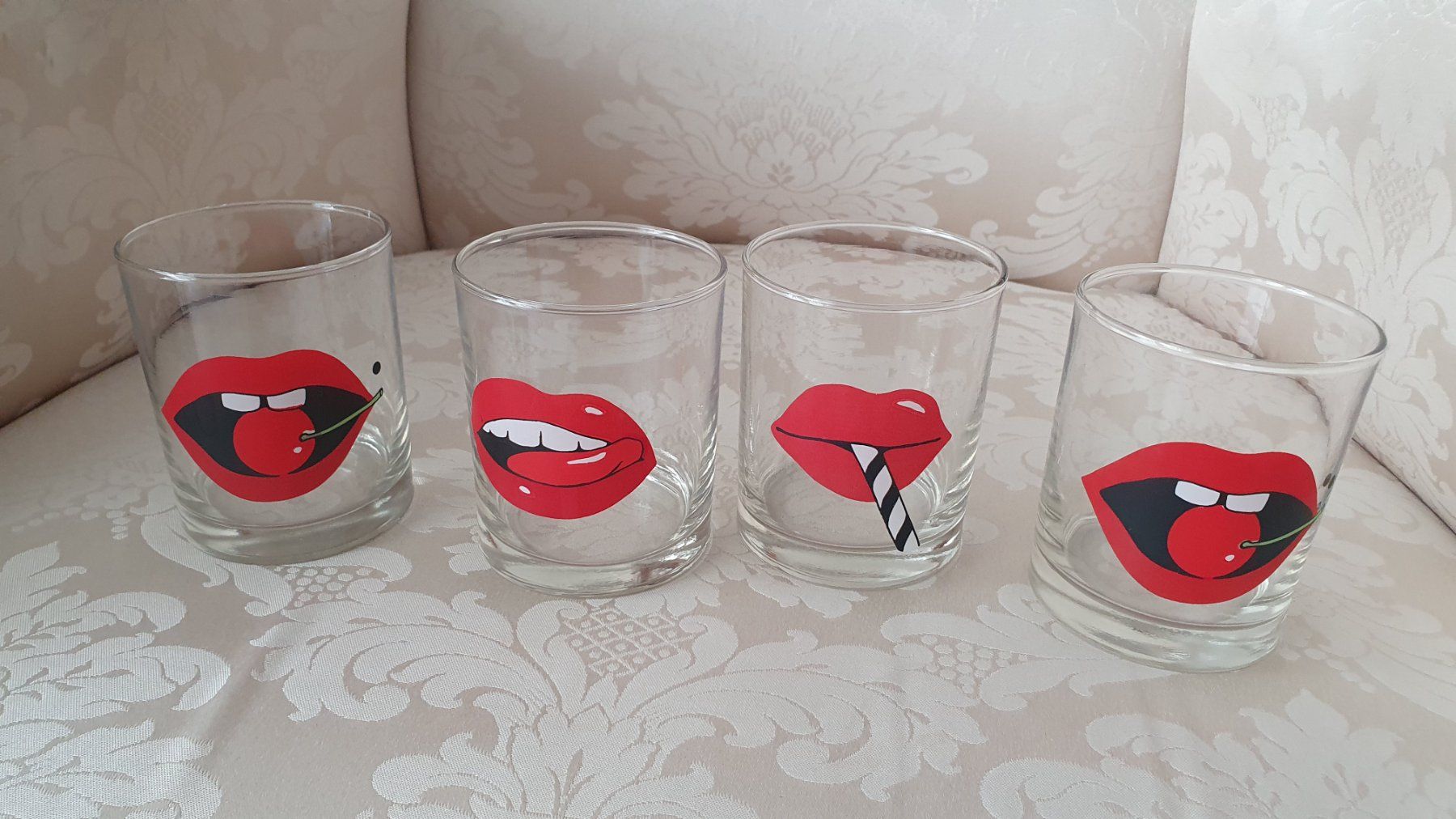 Bicchieri: 4 schöne Trinkglas set – Usato da Winterthur venduto da Ywan1