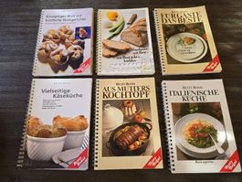 Betty Bossi Kochbuch Set 6 Stk. gebraucht