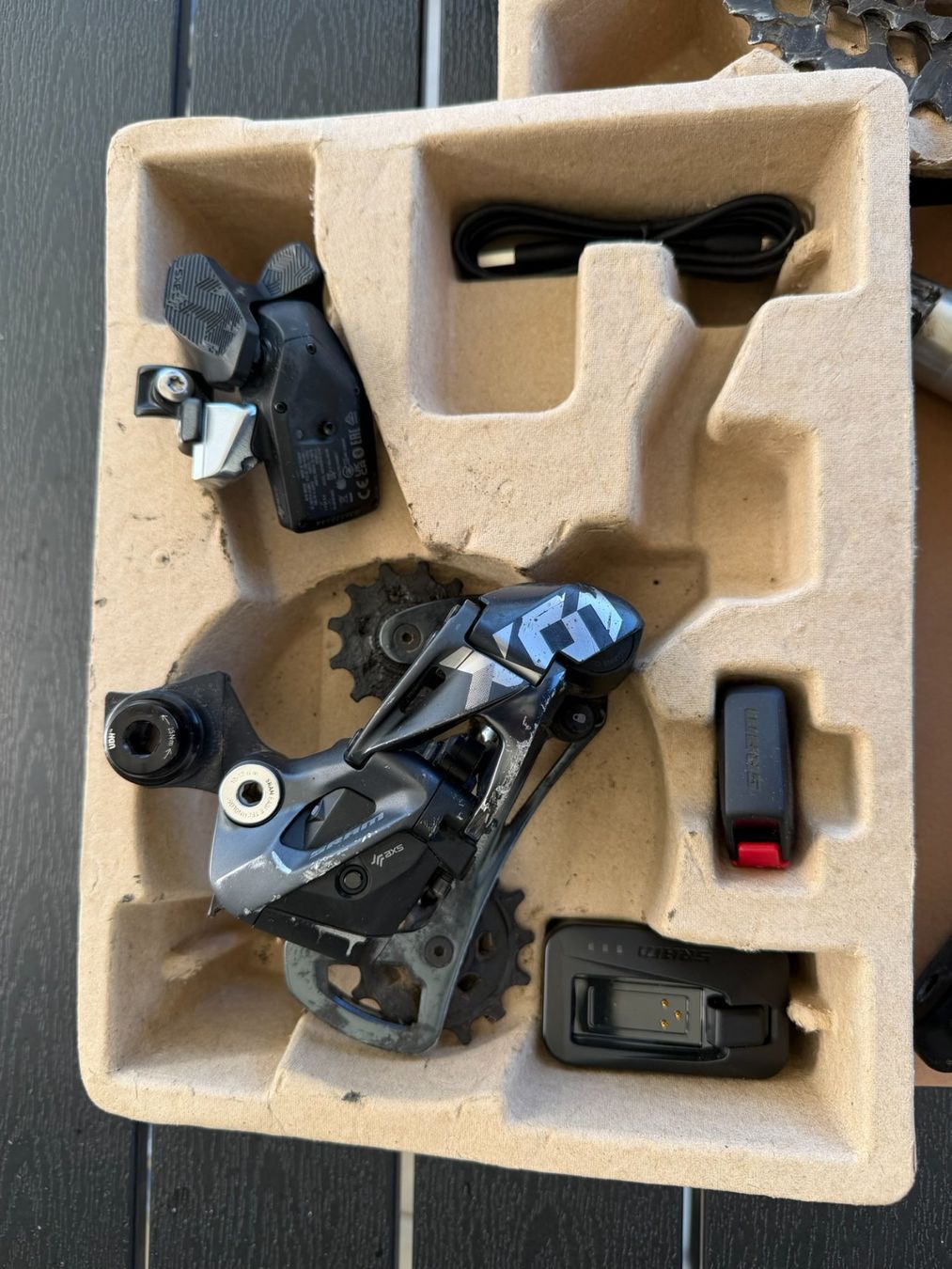 Pezzi di ricambio: SRAM X01 Antriebsgruppe plus SRAM Code Vorderradbremse – Usato da Langenthal venduto da Schallair