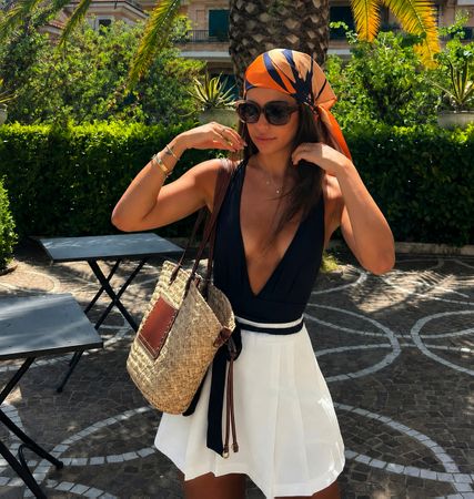 🧡Christian Dior Seidentuch 77 × 77 cm
