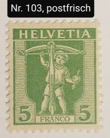 MA223) 103, Tellknabe im Rahmen postfrisch Kt. 20.-