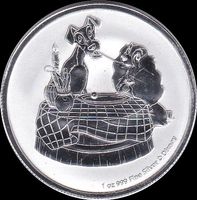 Niue 2 $ 2022 Susi und Strolch - Disney