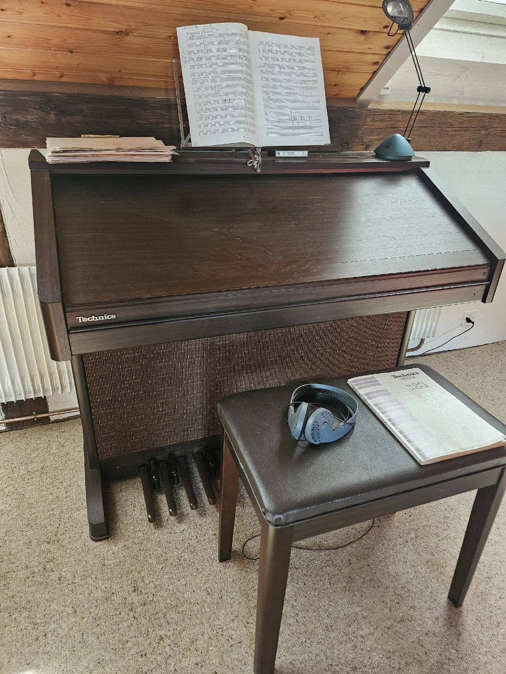 Technics Strumenti musicali: Elektrische Orgel von Technics mit Kopfhörer – Usato da Mühlethurnen venduto da Zauberfee3 1