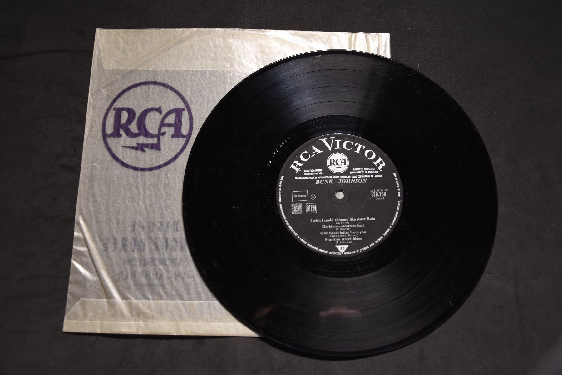 Dischi in vinile: Bunk Johnson - Bunk Johnson – Usato da Belmont-sur-Yverdon venduto da ag97 3