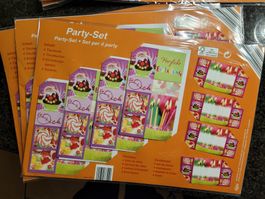 PARTY SET KINDER-GEBURTSTAG EINLADUNG 12 Stk. NEU/OVP