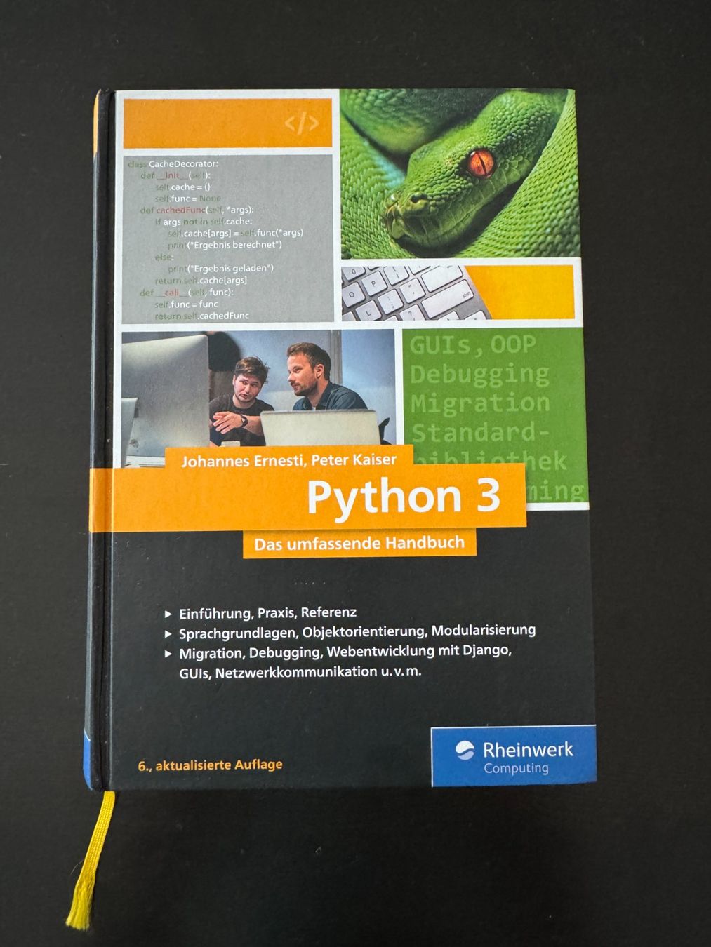 Bücher: Python 3 (6. Auflage) – Rheinwerk Computing – Neu (gemäss Beschreibung) aus Zürich von msinka