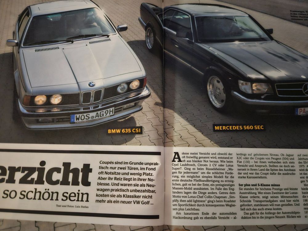 AutoClassic 5/22 635 CSi 560 SEC R5 Granada Honda S800 xx (Gebraucht ...