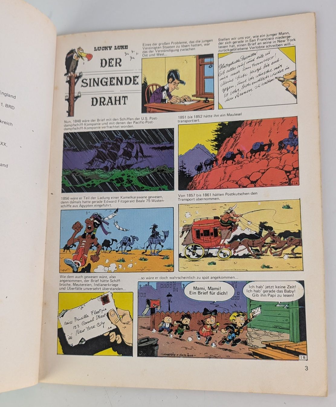 Comics: Lucky Luke - Der singende Draht, Comic, Band 18, 1977 – Gebraucht aus Zürich von 1.Simon 5