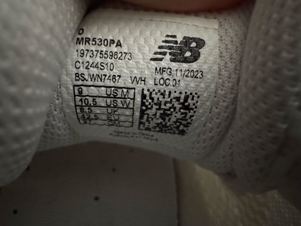 New Balance Scarpe da uomo: New Balance 530 weiss/weiss – Usato da Esslingen venduto da Ursr1 4