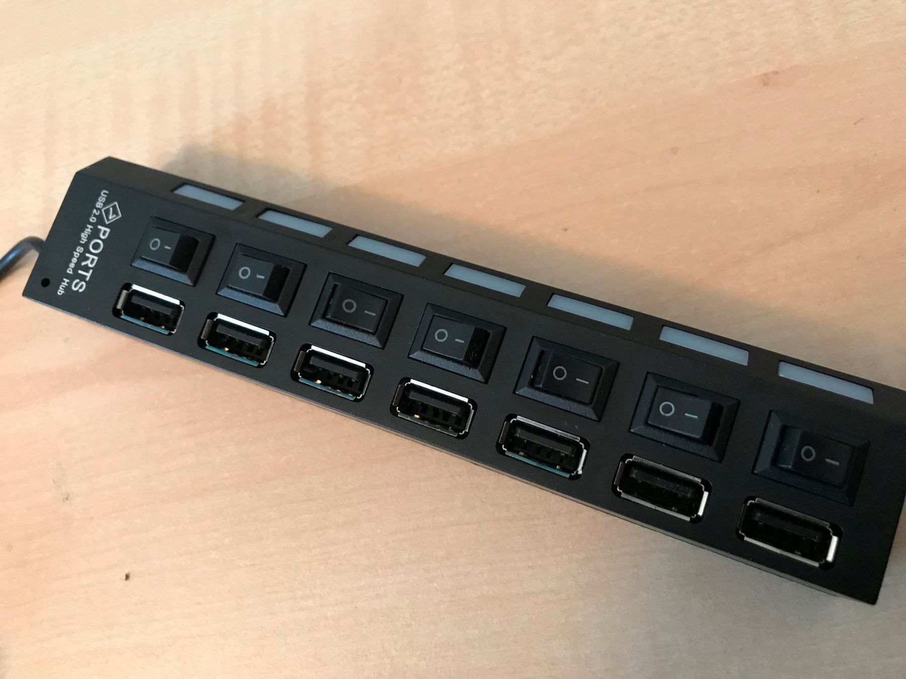 Laufwerke & Adapter: USB Ports 7x mit einzeln Spezialschalter – Neu und originalverpackt aus Arisdorf von comestibles