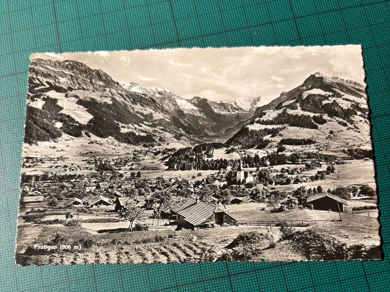Cartoline postali: AK Frutigen 1949. Generalansicht. – Usato da Utzenstorf venduto da Rose0303 1