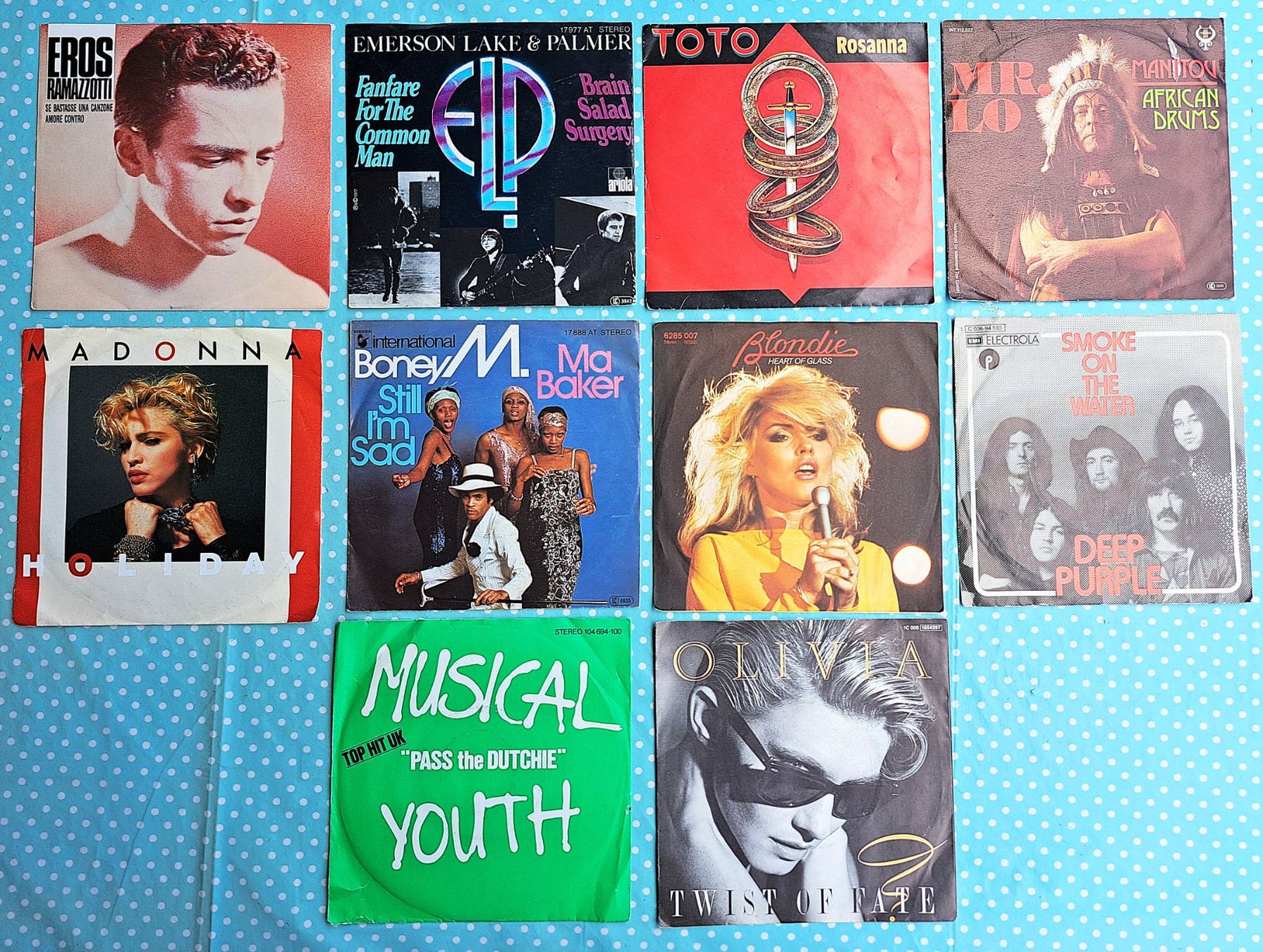 Schallplatten: Singles Paket 10 Stück_Single-Set4 – Gebraucht aus Schlieren von Rcaliforni