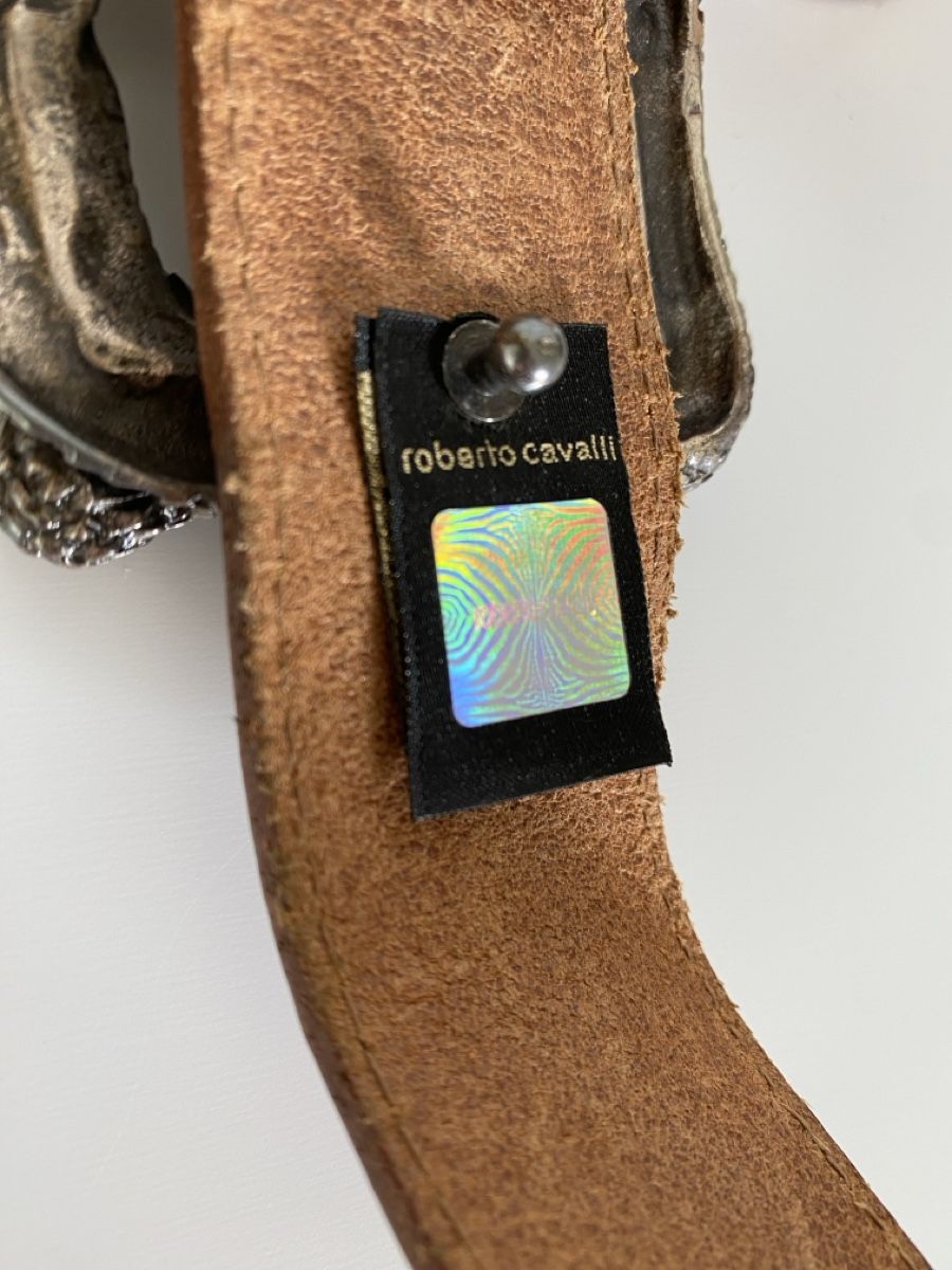 Cinture: Roberto Cavalli Leather Belt - Statement Buckle! – Usato da Sion venduto da sof_97f5 1