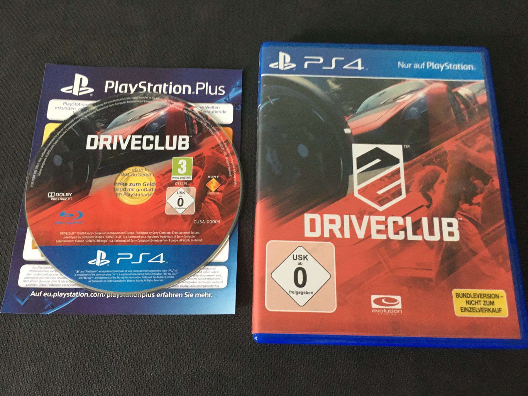 Sony Spiele: Driveclub für PS4 – Gebraucht aus St.Gallen von