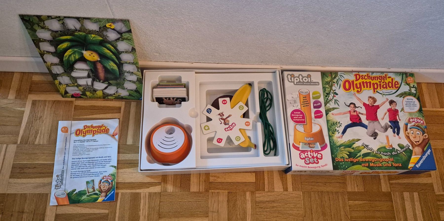 Tiptoi Spiele: Tiptoi Active Set: Dschungel Olympiade - Top Zustand! – Gebraucht aus Urdorf von smueller77 1