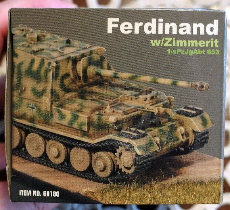 Kit di modellismo & Modellini statici: Dragon Armor Ferdinand mit Zimmerit 653 - Modellpanzer 1/72 – Nuovo e nell'imballaggio originale da Aarau venduto da Zemsi 2