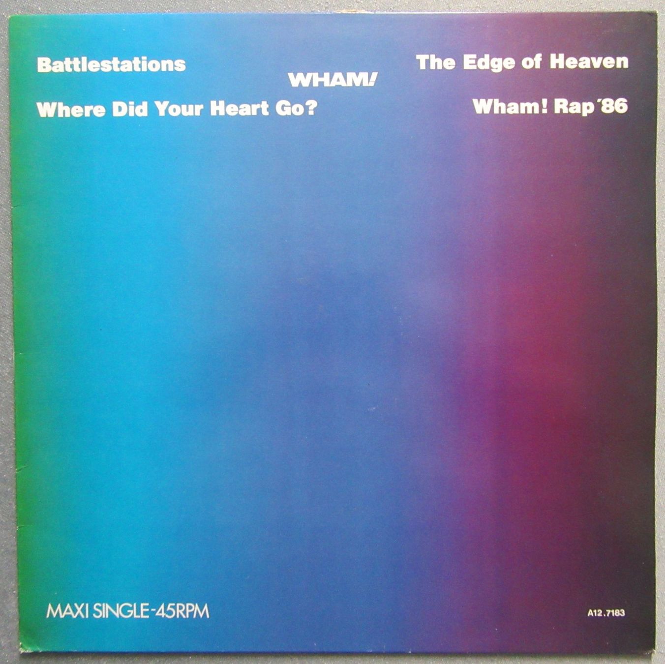 Dischi in vinile: Maxi Single - Wham ! - Battlestations - ab CHF 6.00 – Usato da Auenstein venduto da Padabimbim