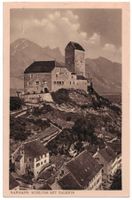 Sargans, mit Stempel des Schlosses, gelaufen 1932