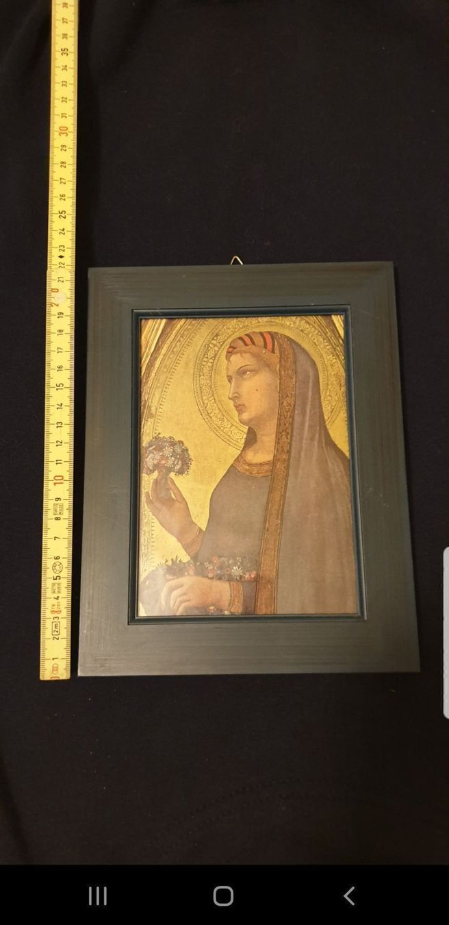 Dipinti: 2 christliche Kunstdrucke m. Holzrahmen – Usato da Staufen venduto da jasminm01 3