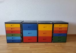 4x Schubladenmöbel fürs Kinderzimmer