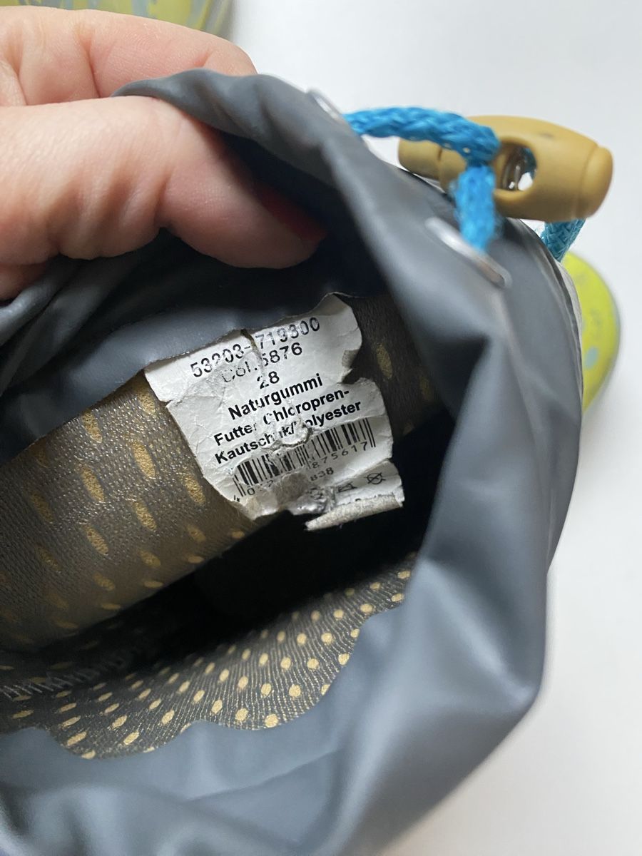 Scarpe per ragazzi: Süsse Gummistiefel Gr. 28 Tiermuster – Usato da Widen venduto da juinl 1