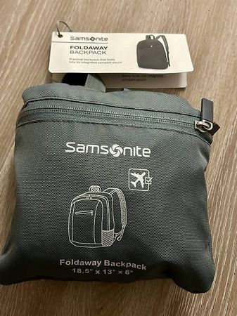 Samsonite Foldaway Backpack, neu 