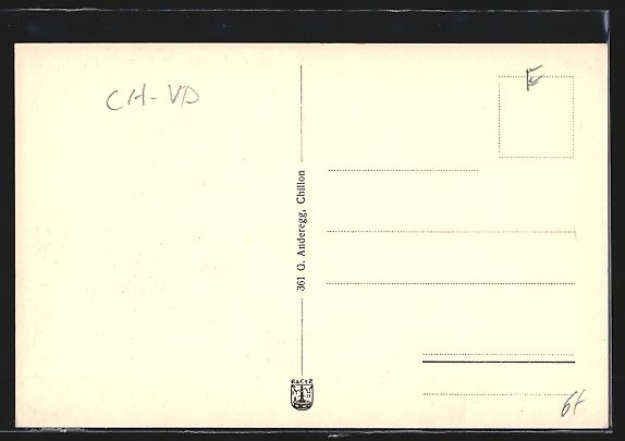 Cartes postales: AK Chillon, Chateau – D'occasion à Berlin par bartko-reher 1