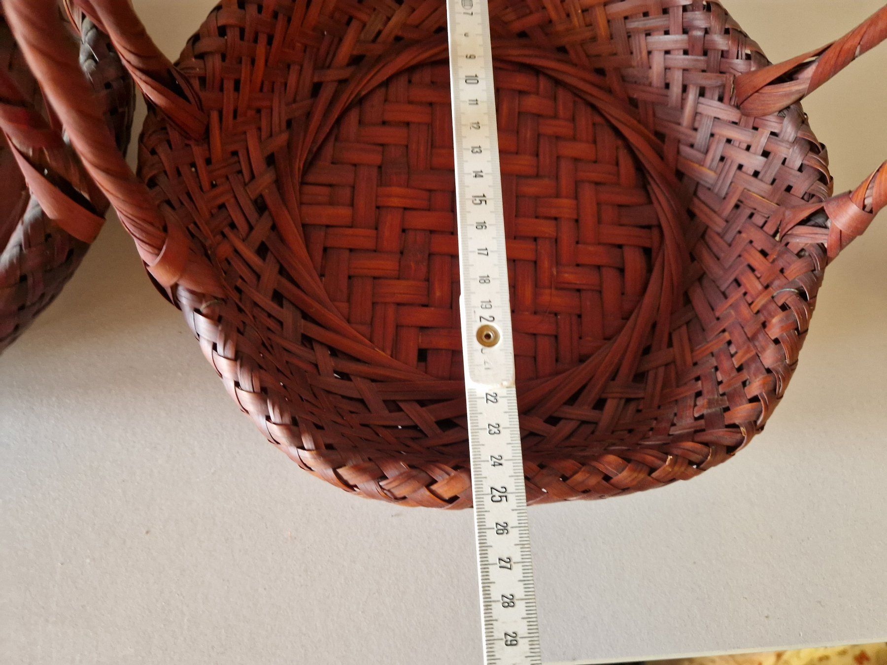 Sonstiges für Haushalt & Wohnen: 2 schöne Vintage Bambuskörbe – Gebraucht aus Seedorf BE von Stibutz 3