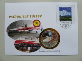 2024, Patrouille Suisse Numisbrief "Triebwerksprüfung"