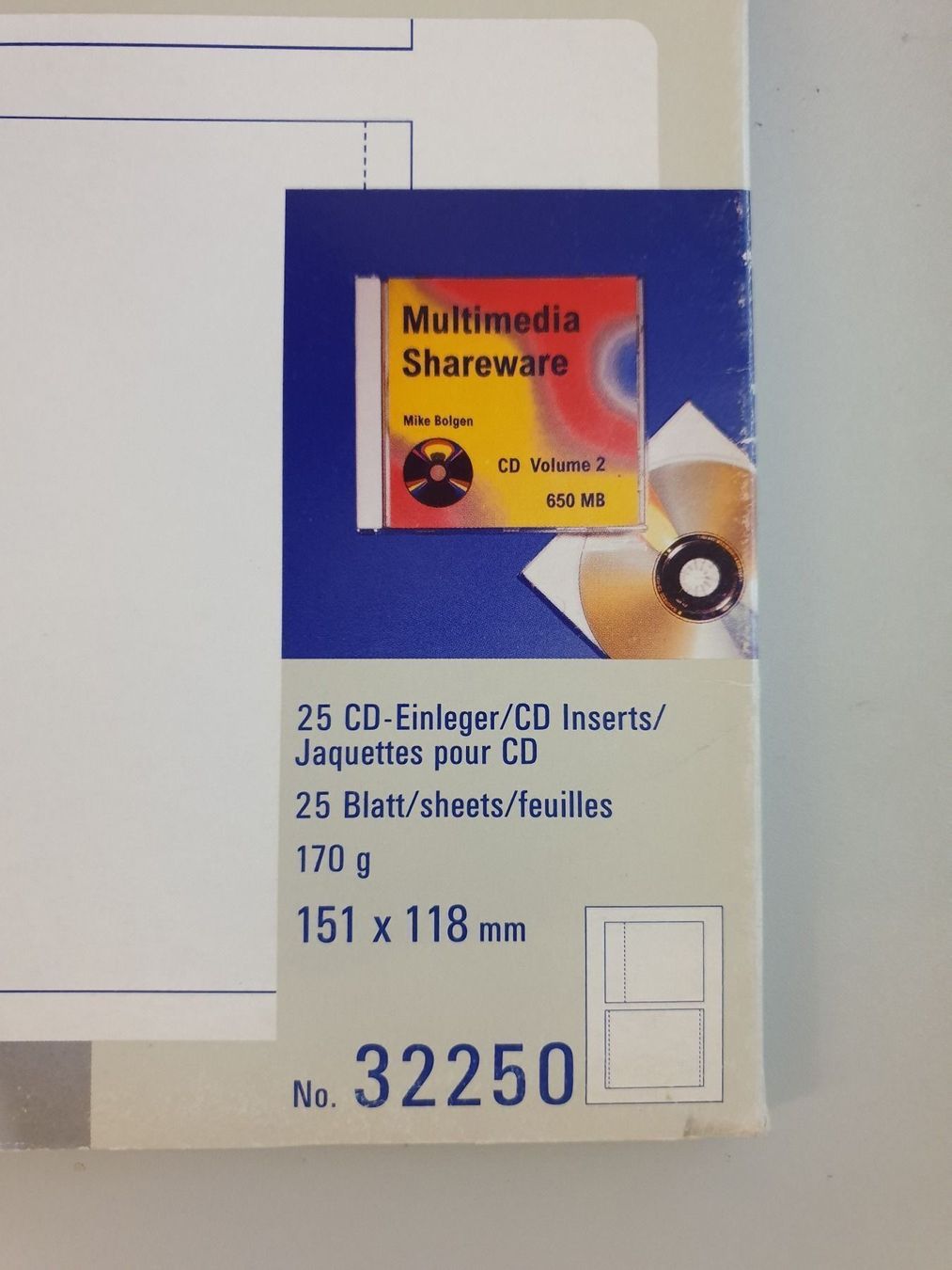 Avery Zweckform Sticker: CD-Einleger - Avery Zweckform – Nuovo e nell'imballaggio originale da Reinach AG venduto da Amroch 1