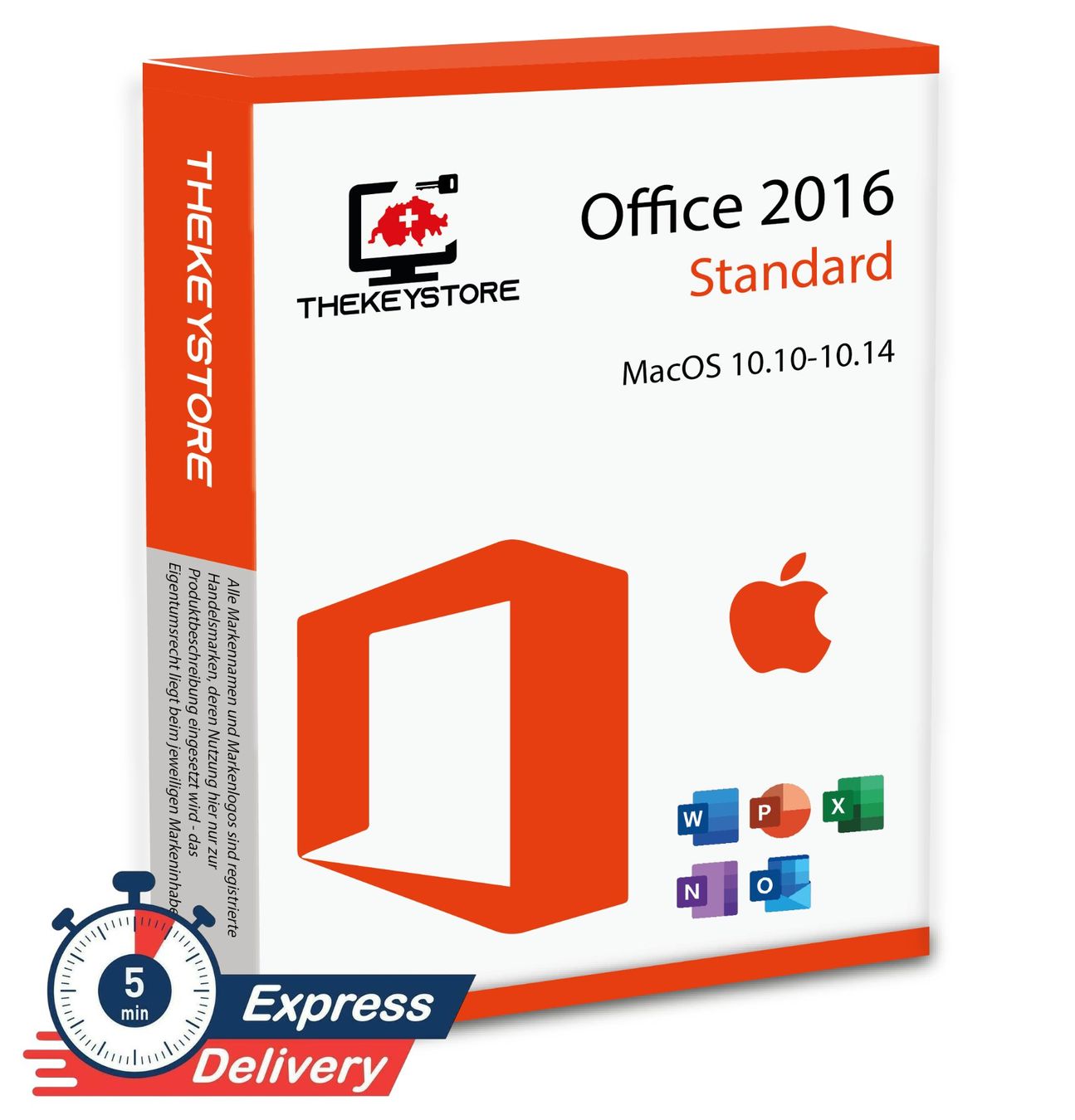Microsoft Software: Microsoft Office 2016 Standard MacOS 10.10-10.14 – Usato da Luzern venduto da TheKeyStoreSchweiz
