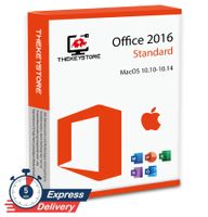 Microsoft Office 2016 Standard MacOS 10.10-10.14