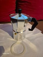 Casa Chic 3-Tassen-Kaffeemaschine, neu, silber.